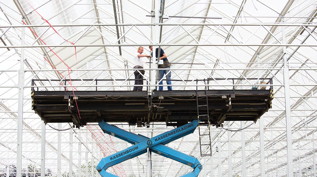 Nieuwe daglichtkas bij Ter Laak Orchids schiet de hoogte in