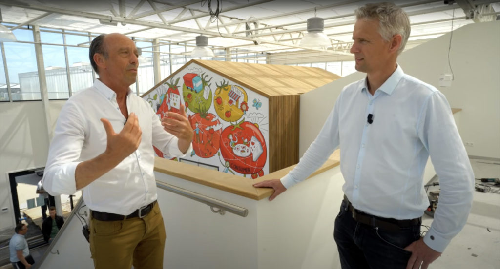 Het interieur van Tomato Vision is helder, sprankelend en inspirerend.